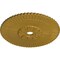 Ekena Millwork Melonie Ceiling Medallion (Fits Canopies up to 6 1/4"), 36 1/4"OD x 1 7/8"P, Pharaohs Gold CM36MEPGS - alternate 3